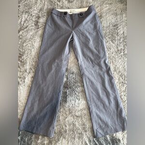 Banana Republic Gray Pinstripe Dress Pants